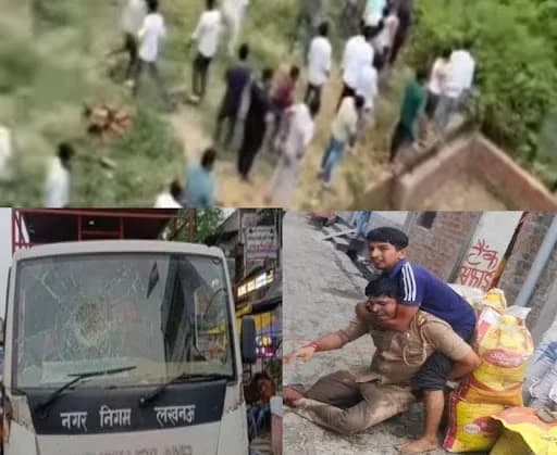 लखनऊ में पुलिस और नगर निगम टीम हमले में कार्रवाई तेज; 2 बहनें गिरफ्तार, 100 से ज्यादा जानवर जब्त